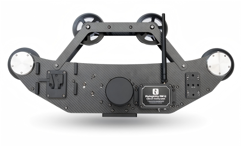 Carbon fiber cablecam dolly