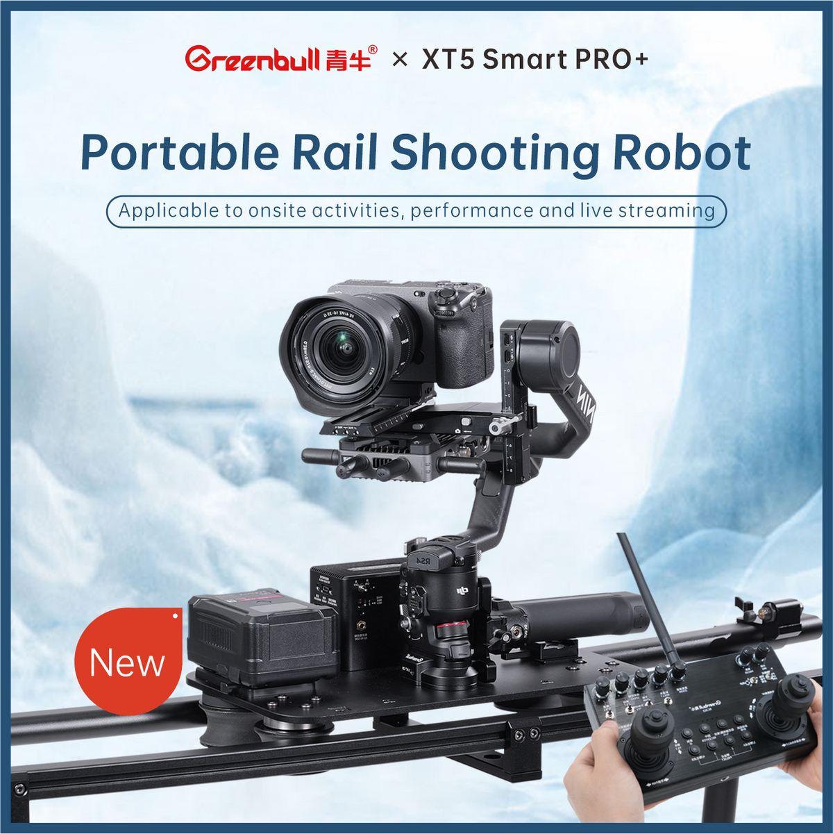 Greenbull XT5 Smart Pro+ Portable Rail Shooting Robot