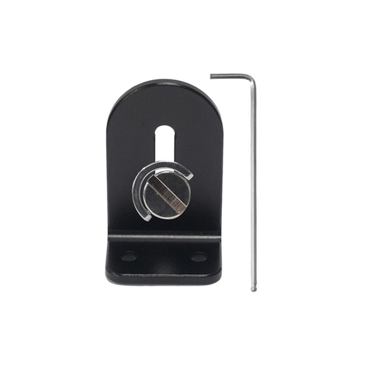 L-shaped adapter plate (comes with 2 screws and 1 wrench)