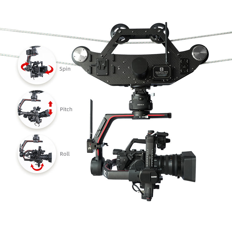 FlyingKitty FM12 III Pro Cablecam Shooting System 12kg Load